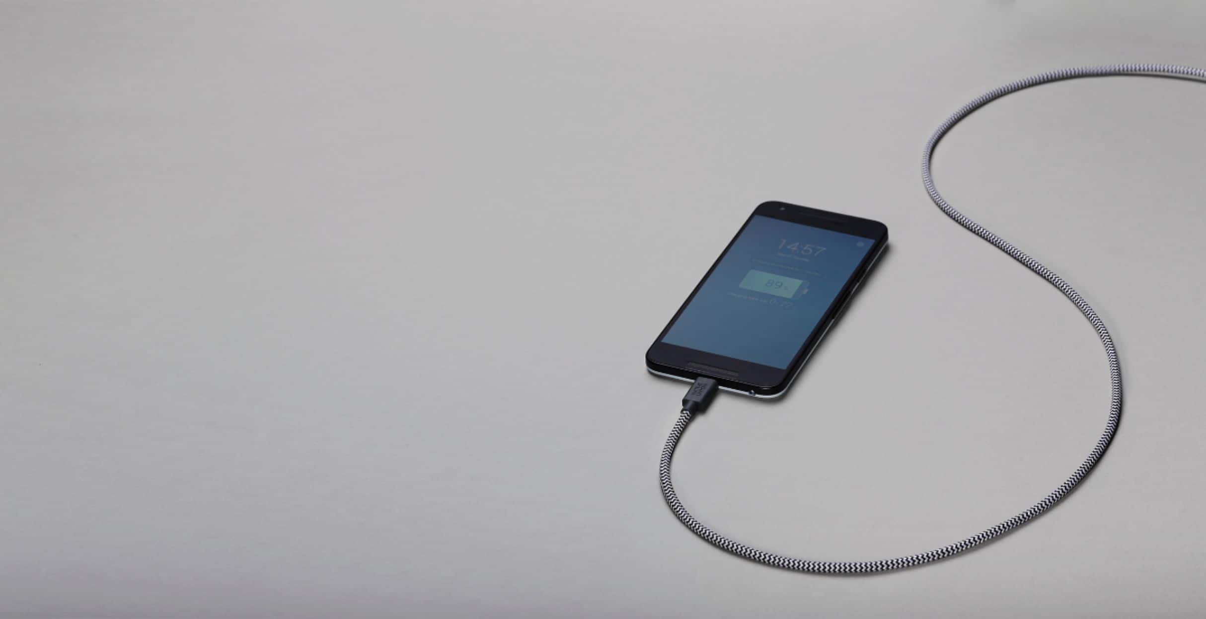 Alt View 17. Native Union - 4' USB Type C-to-USB Type A Cable - Zebra.