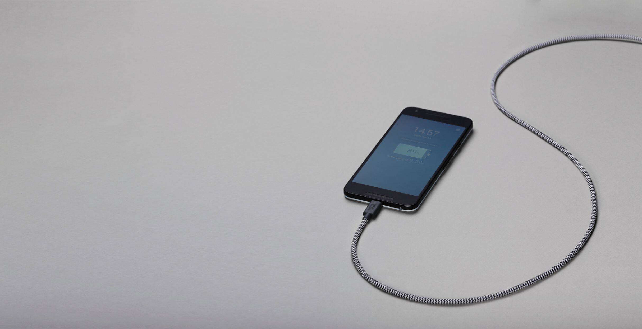 Alt View 17. Native Union - 4' USB Type C-to-USB Type A Cable - Zebra.