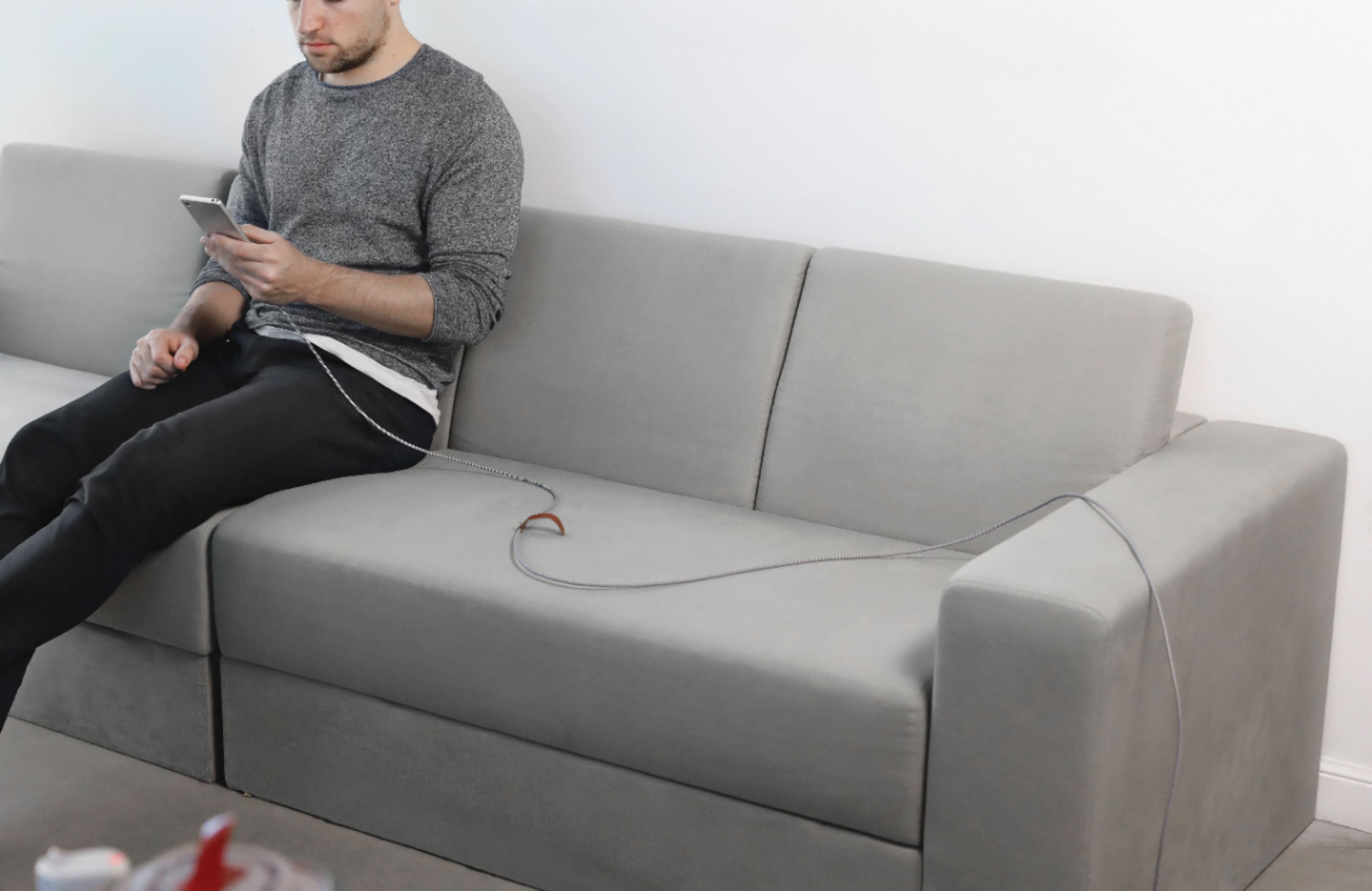 Alt View 11. Native Union - 10' USB Type C-to-USB Type A Cable - Zebra.