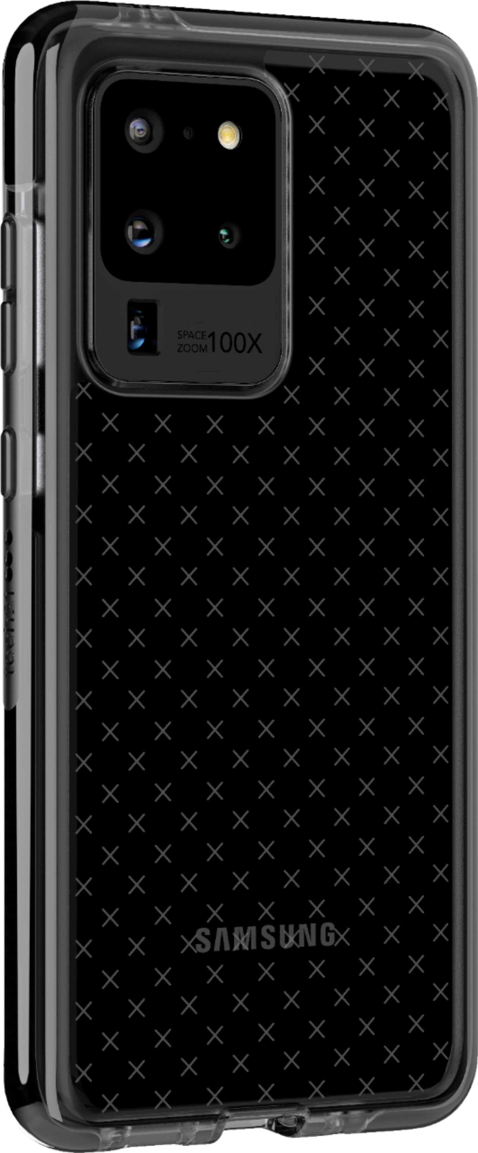 Angle View: Tech21 - Evo Check Case for Samsung Galaxy S20 Ultra 5G - Smokey/Black
