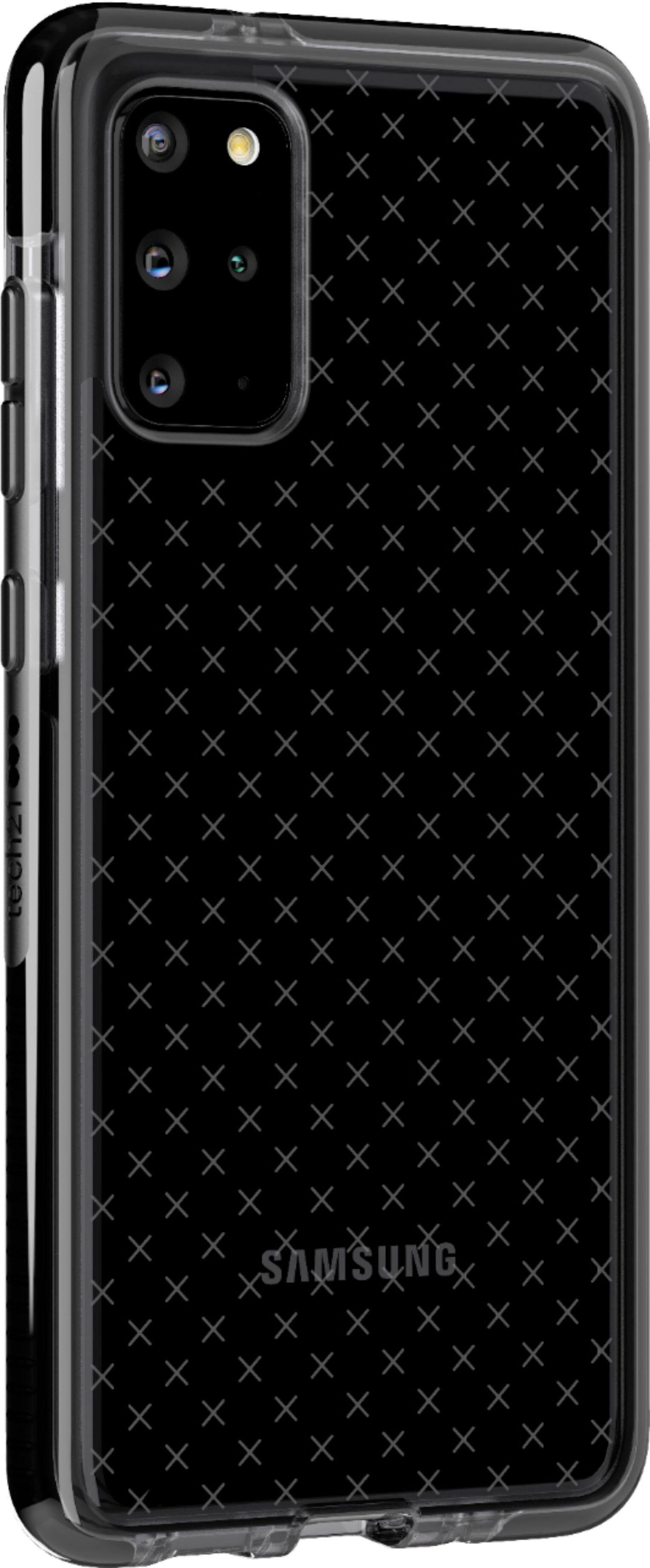 Angle View: Tech21 - Evo Check Case for Samsung Galaxy S20+ 5G - Smokey/Black