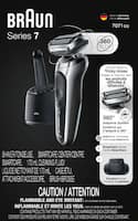 Braun - Series 7 Wet/Dry Electric Shaver - Silver - Angle_Zoom