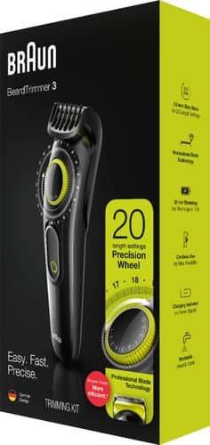 Braun Dry Hair Trimmer INTERNATIONAL SHIPPING