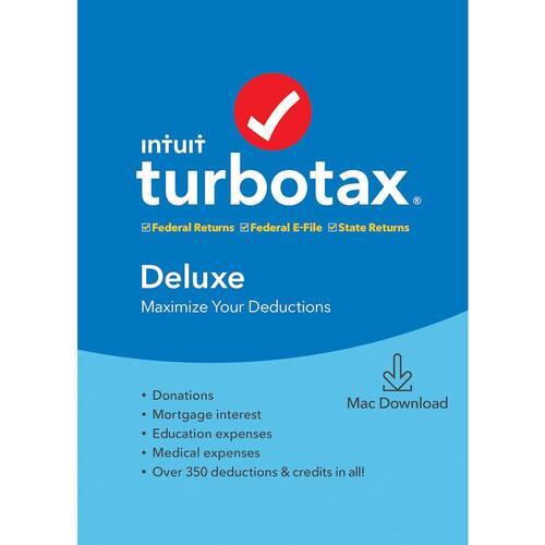 TurboTax - Deluxe Federal + State 2019 [Digital]-Front_Standard 