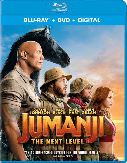 Front Standard. Jumanji: The Next Level [Includes Digital Copy] [Blu-ray/DVD] [2019].