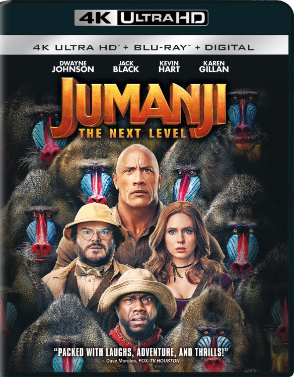  Jumanji: The Next Level [Includes Digital Copy] [4K Ultra HD Blu-ray/Blu-ray] [2019]