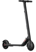 Segway - Ninebot ES2-N Foldable Electric Scooter w/15.5 mi Max Operating Range & 15.5 mph Max Speed - Silver/Dark Gray - Dark Grey - Front_Zoom