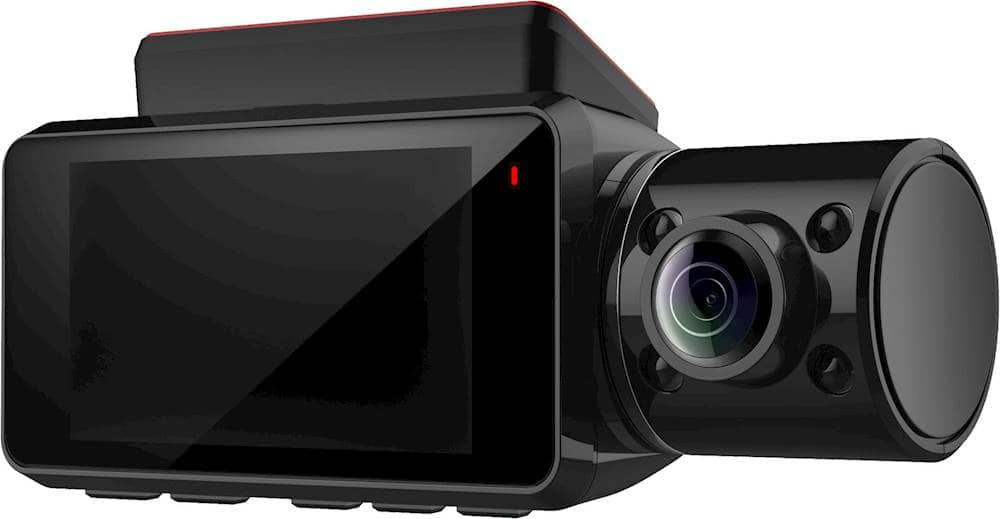 Alt View 12. Rexing - V3 Basic Front and Cabin Dash Cam with Wi-Fi.