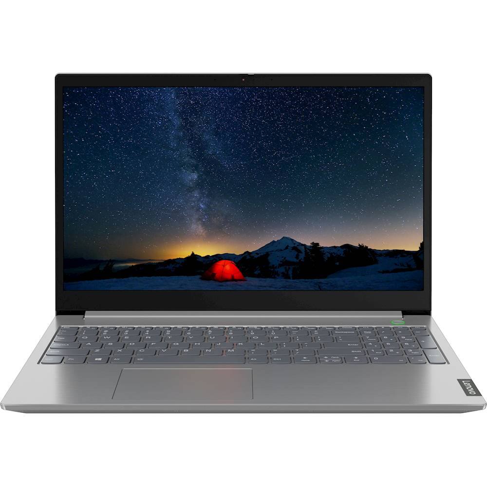 Front. Lenovo - ThinkBook 15.6" Laptop - Intel Core i7 - 8GB Memory - 512GB Solid State Drive - Mineral Gray.