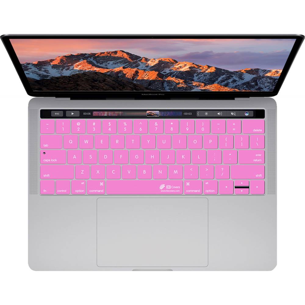 for MacBook Pro 13" 15" Touch Bar Keyboard Cover pink 
