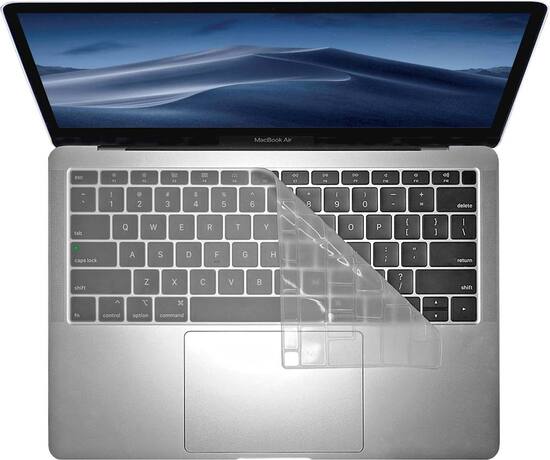 Kb Covers Keyboard Cover For Apple Macbook Air 13 With Touch Id Clear Clear Mt Best Buy