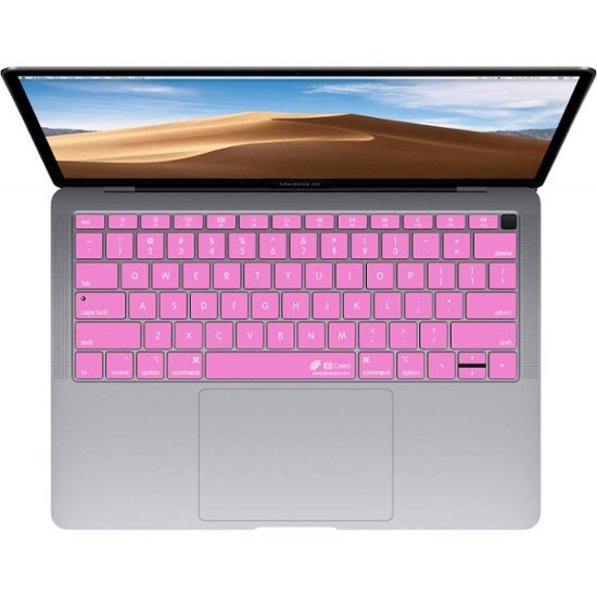 Front Zoom. KB Covers - Keyboard Cover for Apple® MacBook® Air 13" with Touch ID - Pink.