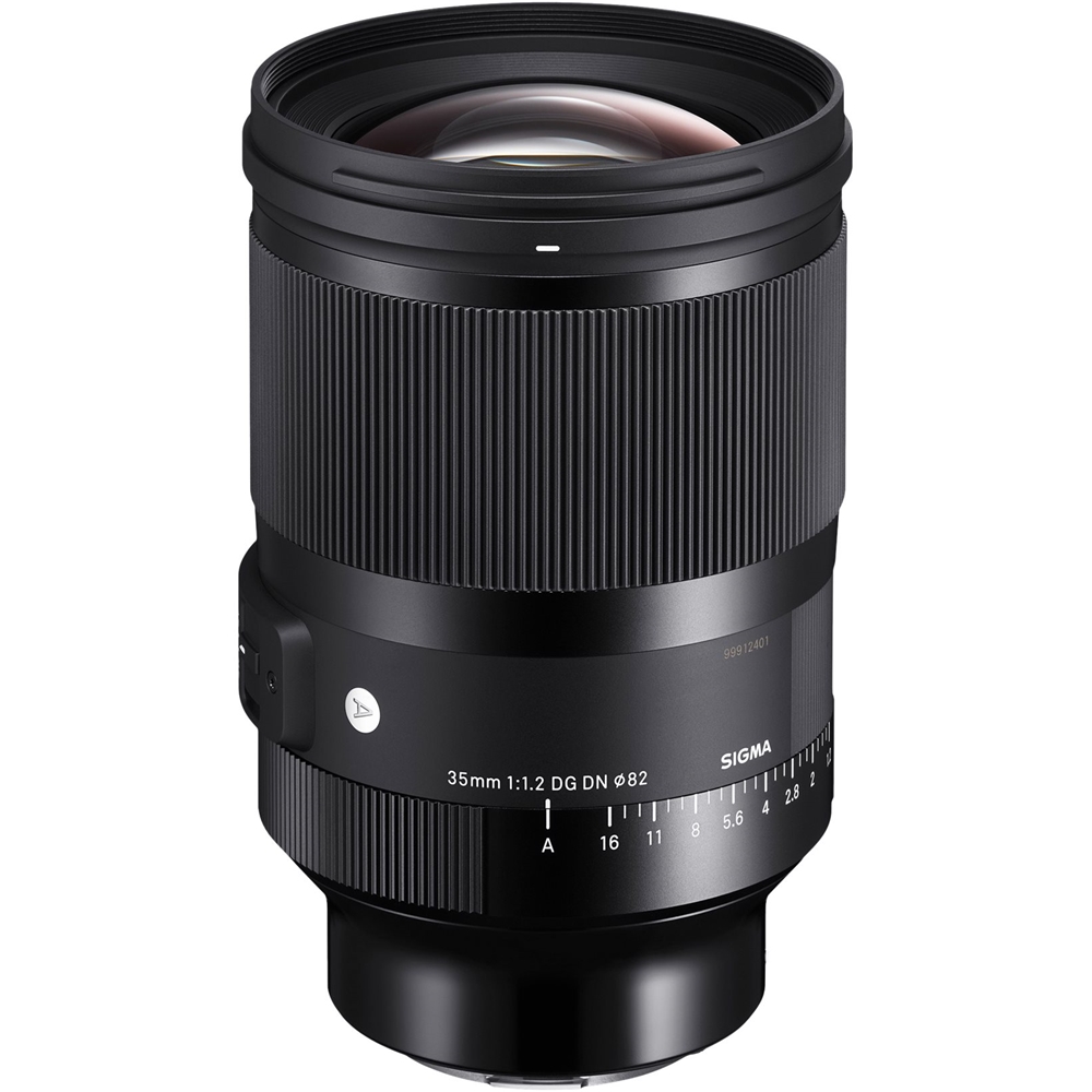 Angle View: Sigma - Art 35mm f/1.2 DG DN Lens for Leica L - Black