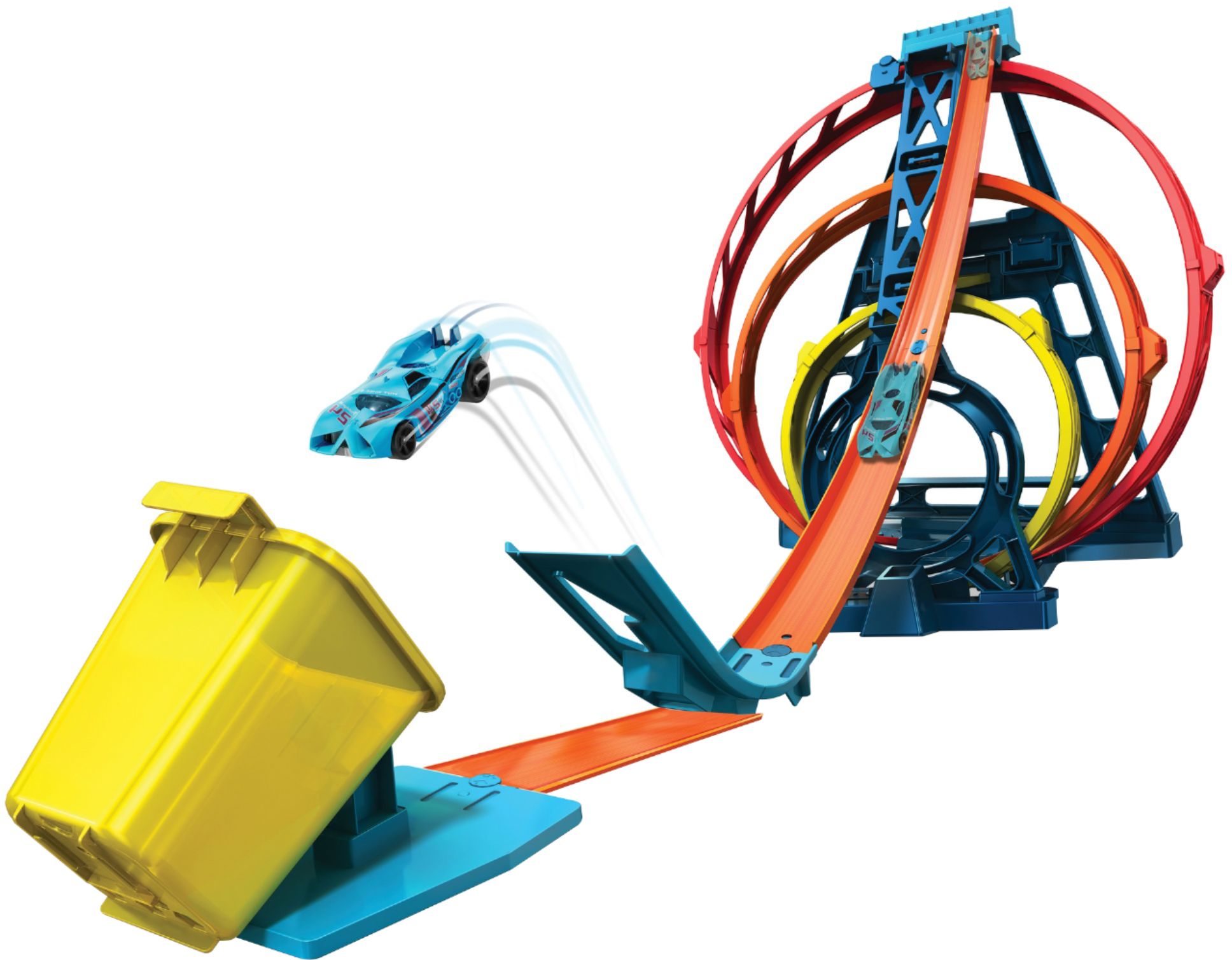 One Loop New 2020 Mattel Hotwheels Loop Builder Set 