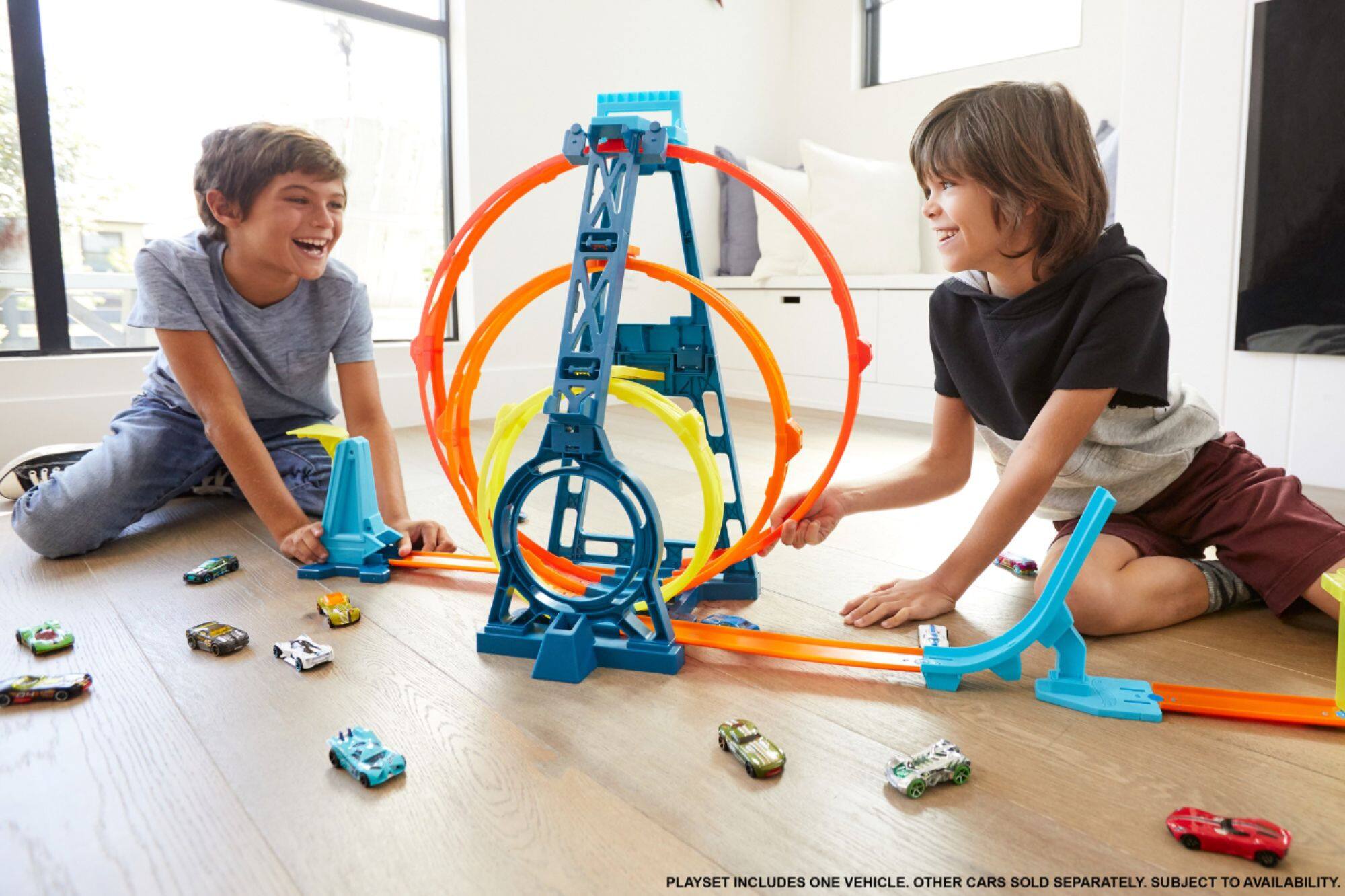 Hot Wheels Track Builder Triple Loop Stunt Loops in 2023