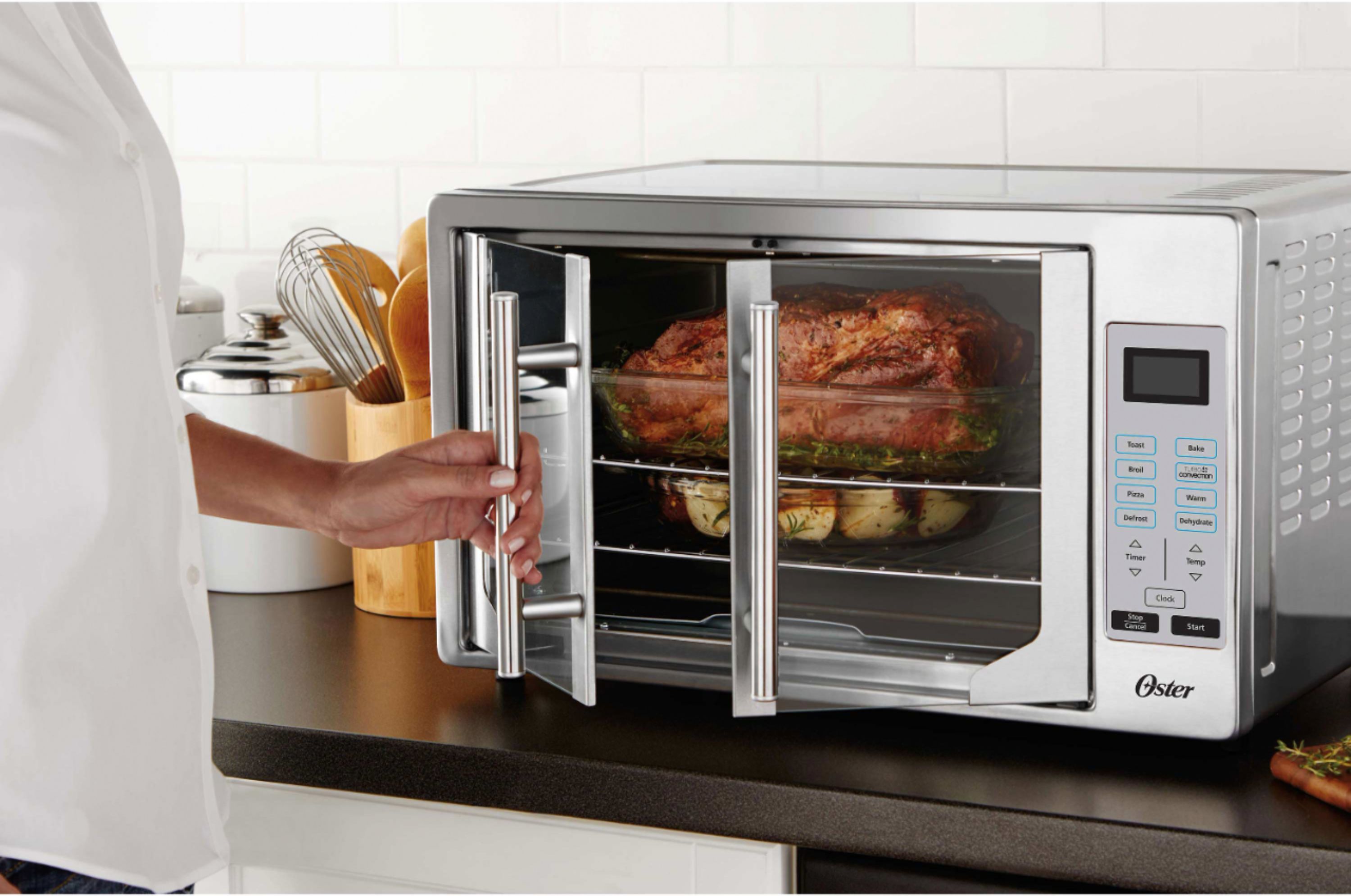 Oster French Door Digital Toaster Oven - Silver