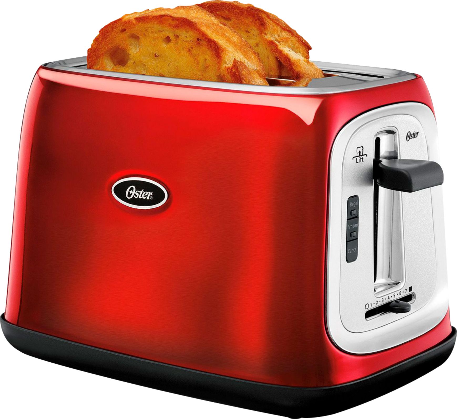 2-Slice Toaster, Metallic Red – KindleCache