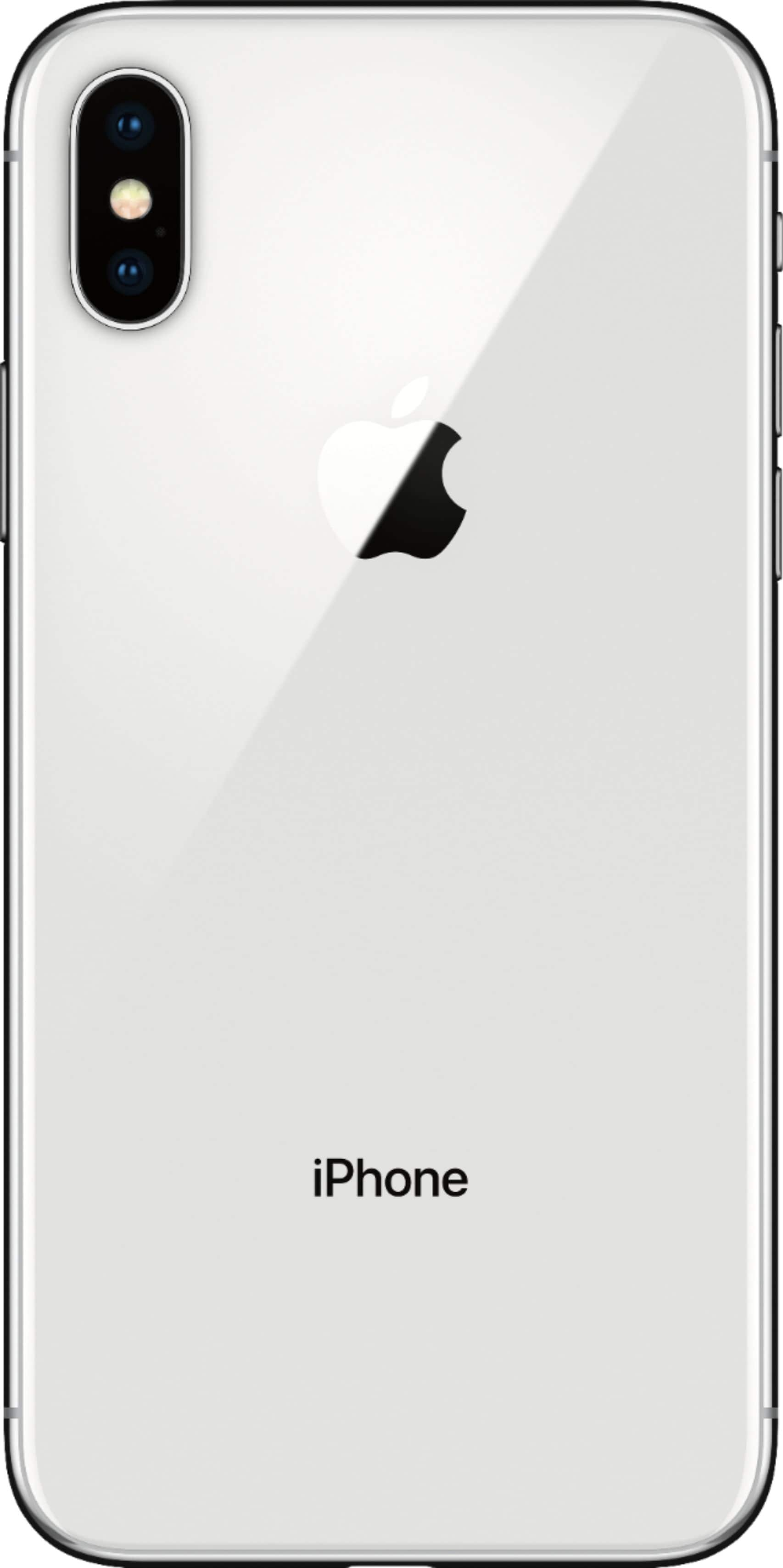 iPhone X Silver 64 GB au