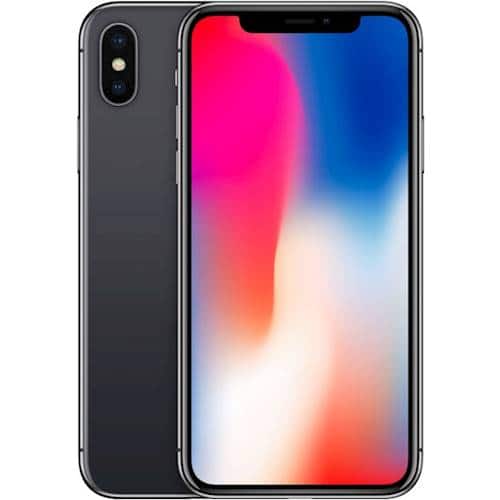 Alt View 11. Apple - Pre-Owned iPhone X 256GB (Unlocked) - Space Gray.