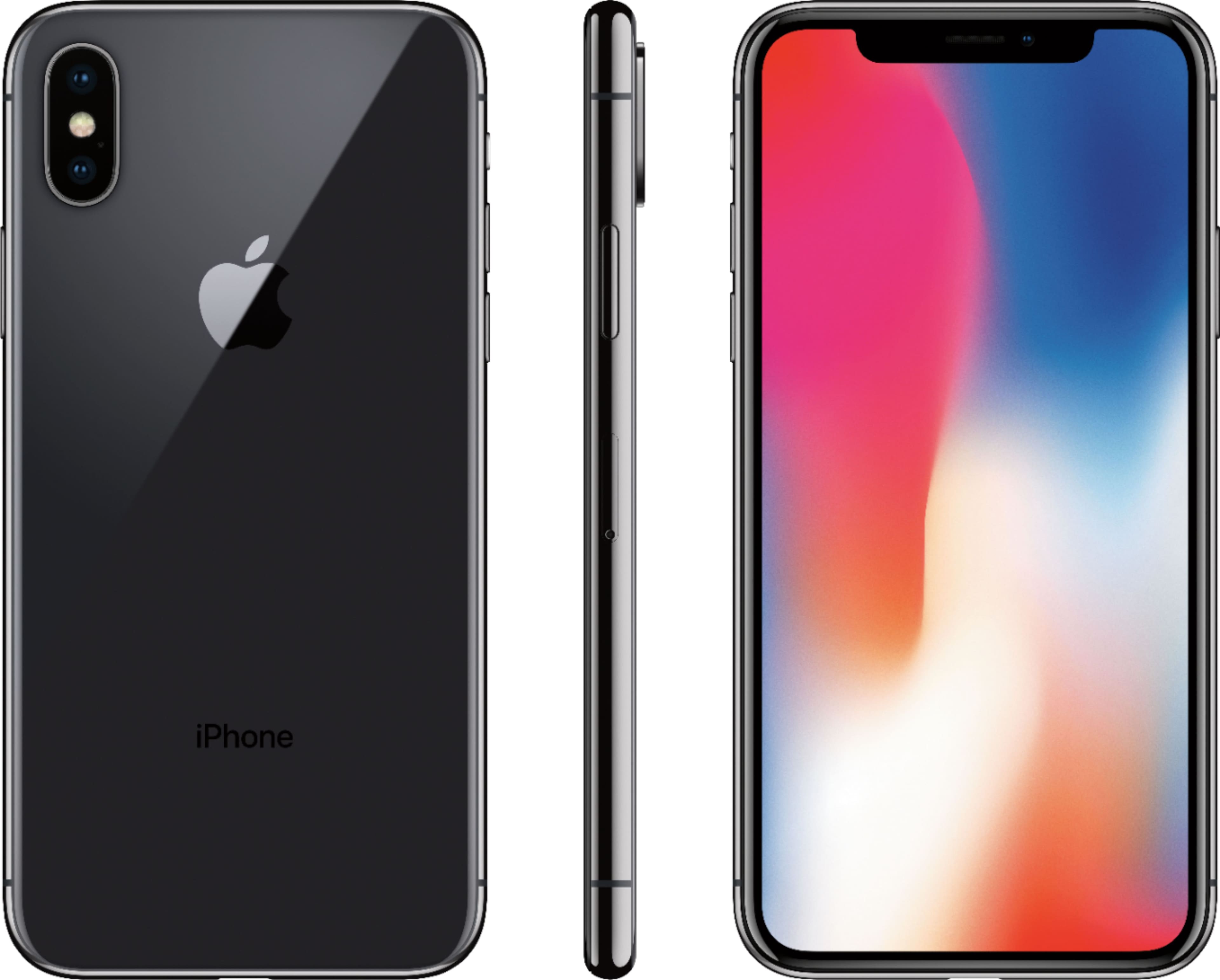 Apple Pre-Owned iPhone X 256GB (Unlocked) Space Gray X 256GB GRAY RB - Best  Buy