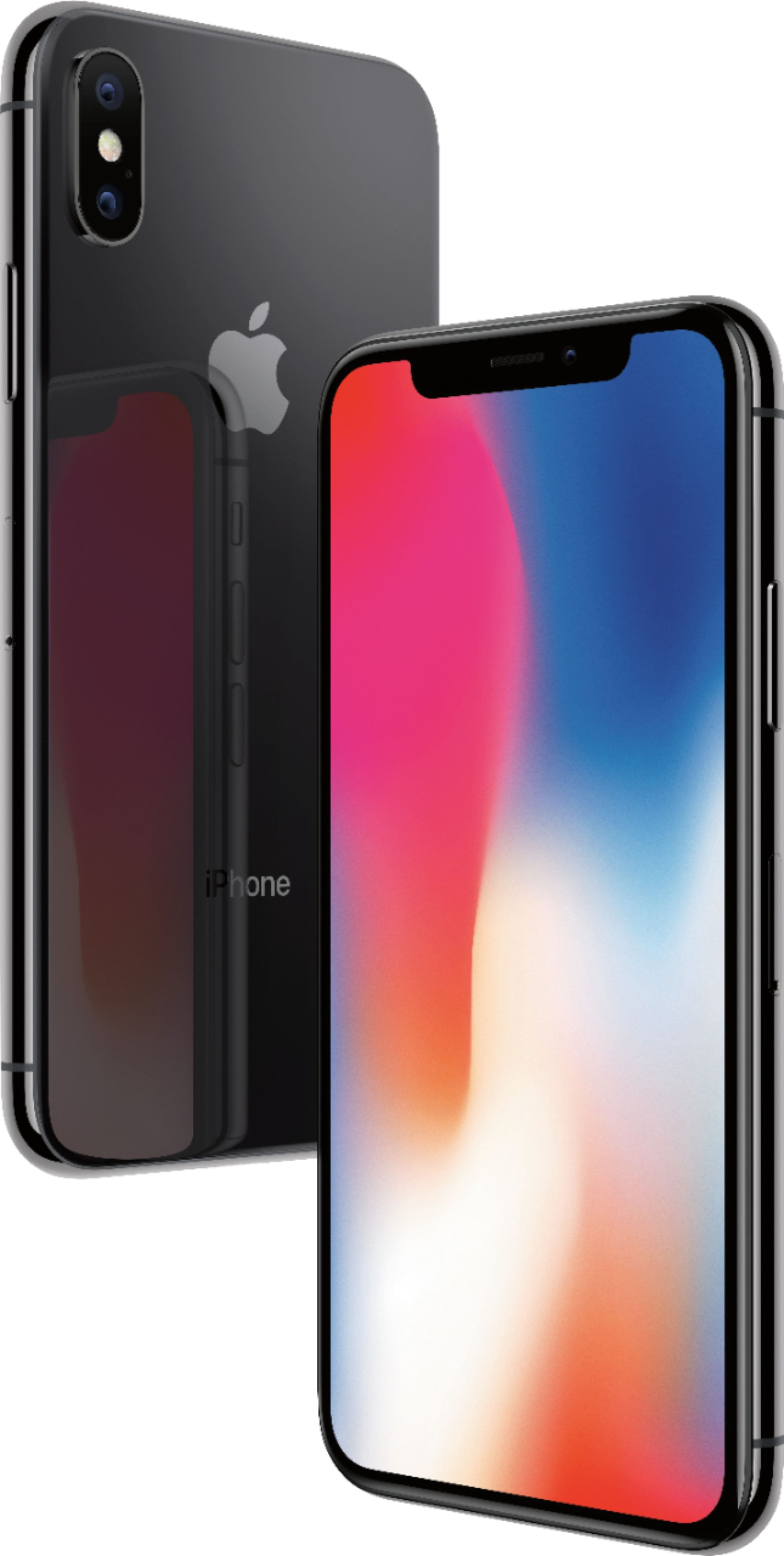 Alt View 22. Apple - Pre-Owned iPhone X 64GB (Unlocked) - Space Gray.