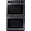 Samsung - 30" Built-In Double Wall Oven with WiFi - Black Stainless Steel