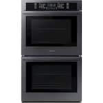 Samsung - 30" Built-In Double Wall Oven with WiFi - Black Stainless Steel