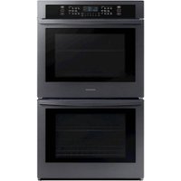 Samsung - 30" Built-In Double Wall Oven with WiFi - Black Stainless Steel - Front_Zoom
