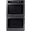 Samsung - 30" Built-In Double Wall Oven with WiFi - Black Stainless Steel