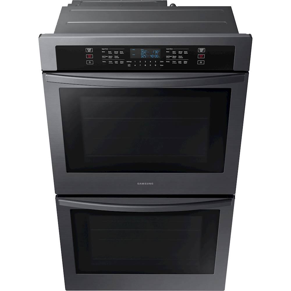 Alt View 15. Samsung - 30" Built-In Double Wall Oven with WiFi - Black Stainless Steel.