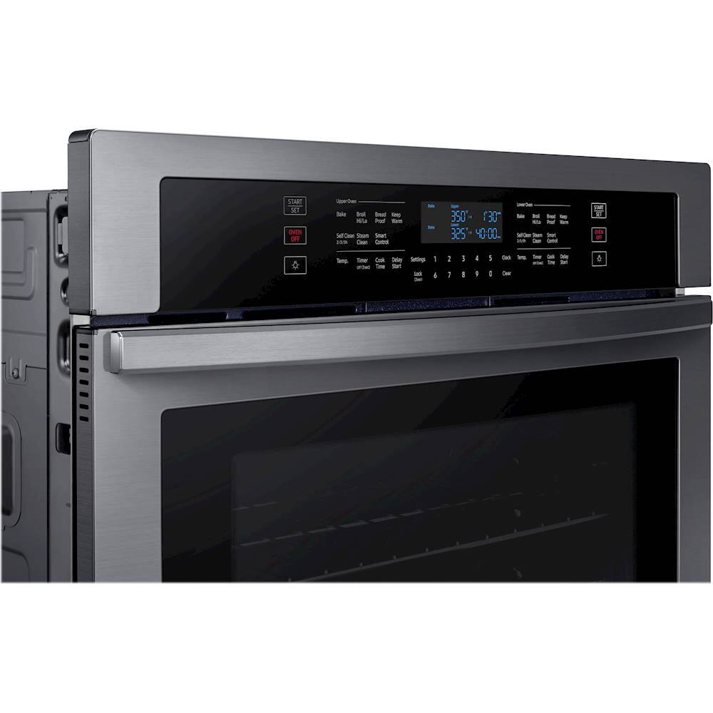 Alt View 20. Samsung - 30" Built-In Double Wall Oven with WiFi - Black Stainless Steel.