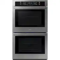 Samsung - 30" Built-In Double Wall Oven with WiFi - Stainless Steel - Front_Zoom