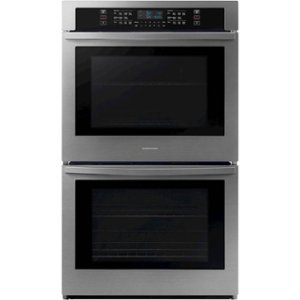 Samsung - 30" Built-In Double Wall Oven with WiFi - Stainless steel