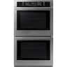 Samsung - 30" Built-In Double Wall Oven with WiFi - Stainless Steel