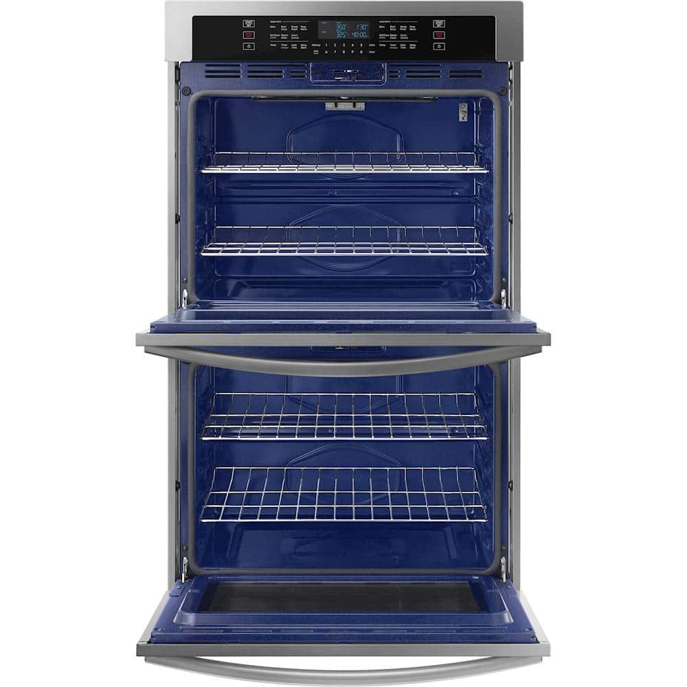 Alt View 11. Samsung - 30" Built-In Double Wall Oven with WiFi - Stainless Steel.