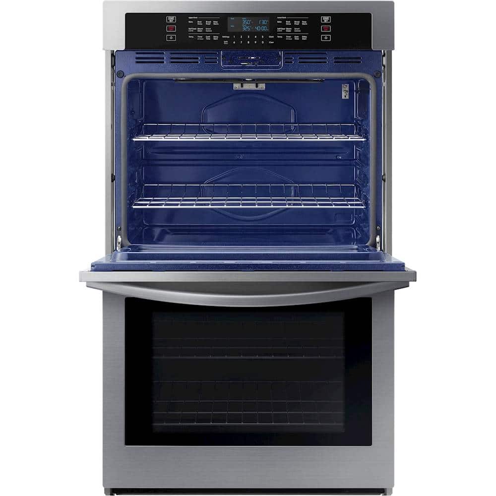 Alt View 12. Samsung - 30" Built-In Double Wall Oven with WiFi - Stainless Steel.