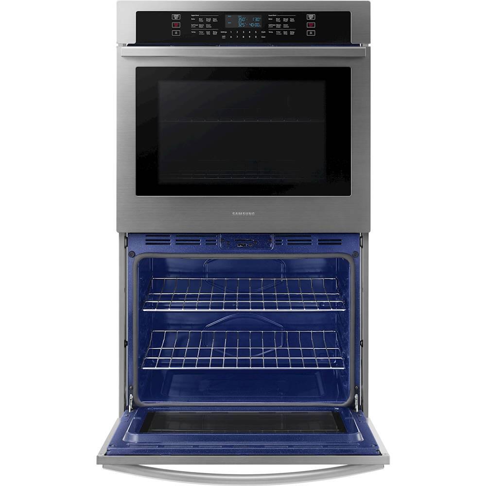 Alt View 13. Samsung - 30" Built-In Double Wall Oven with WiFi - Stainless Steel.