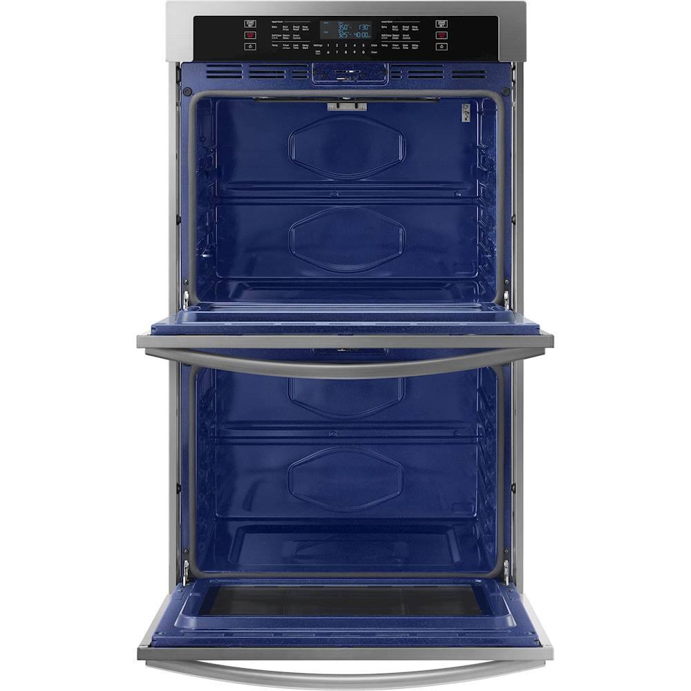 Alt View 14. Samsung - 30" Built-In Double Wall Oven with WiFi - Stainless Steel.