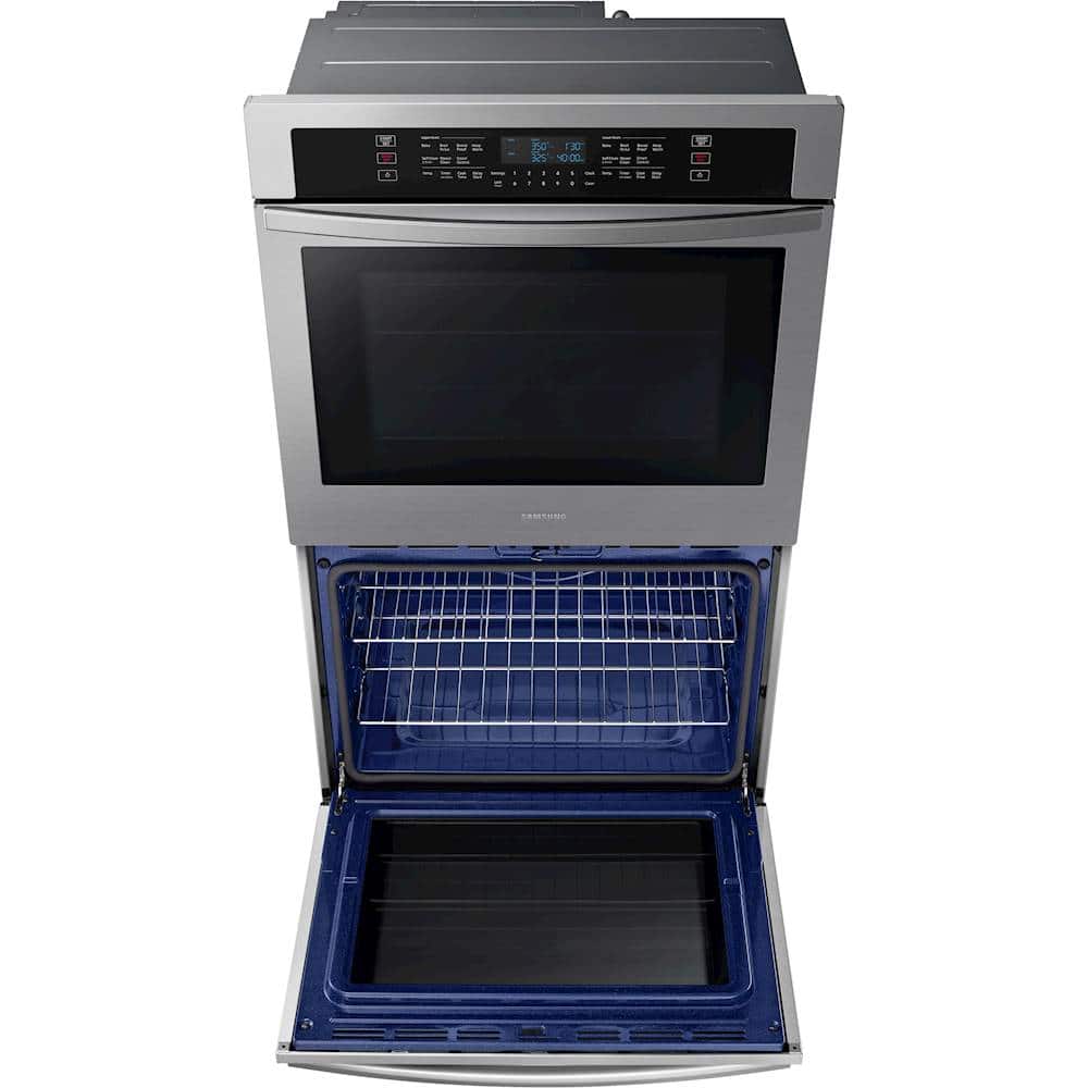Alt View 16. Samsung - 30" Built-In Double Wall Oven with WiFi - Stainless Steel.