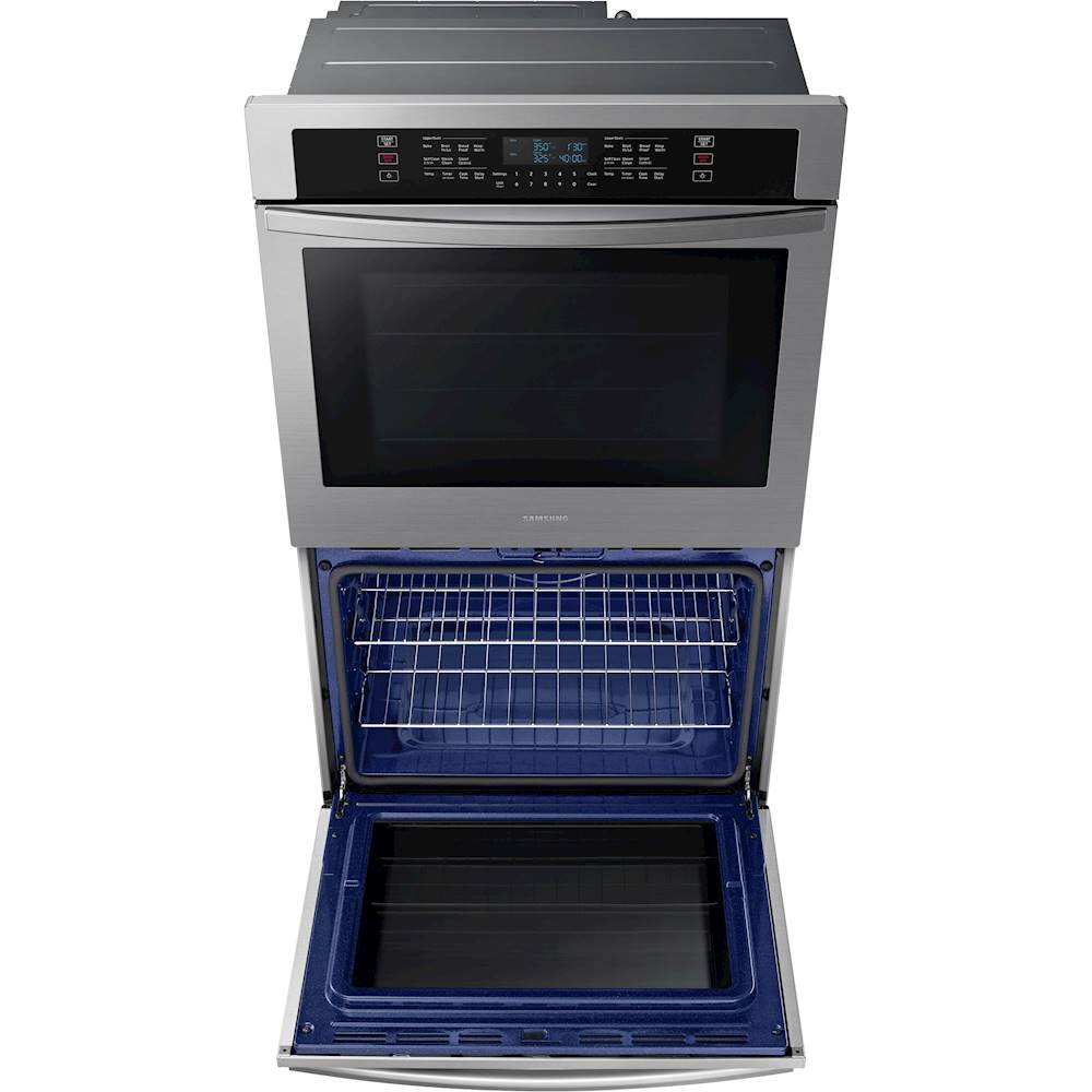 Alt View 16. Samsung - 30" Built-In Double Wall Oven with WiFi - Stainless Steel.