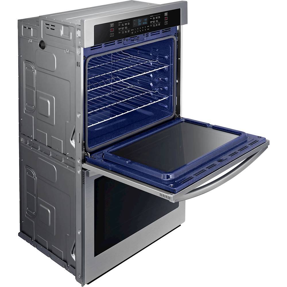 Alt View 17. Samsung - 30" Built-In Double Wall Oven with WiFi - Stainless Steel.