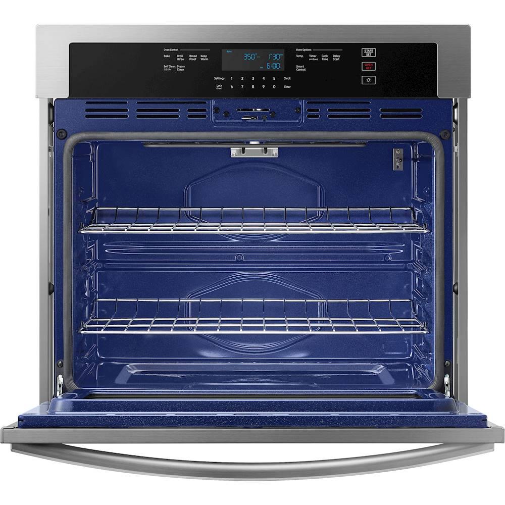 Alt View 11. Samsung - 30" Built-In Single Wall Oven with WiFi - Stainless Steel.
