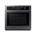 Samsung - 30" Built-In Single Wall Oven with WiFi - Black Stainless Steel