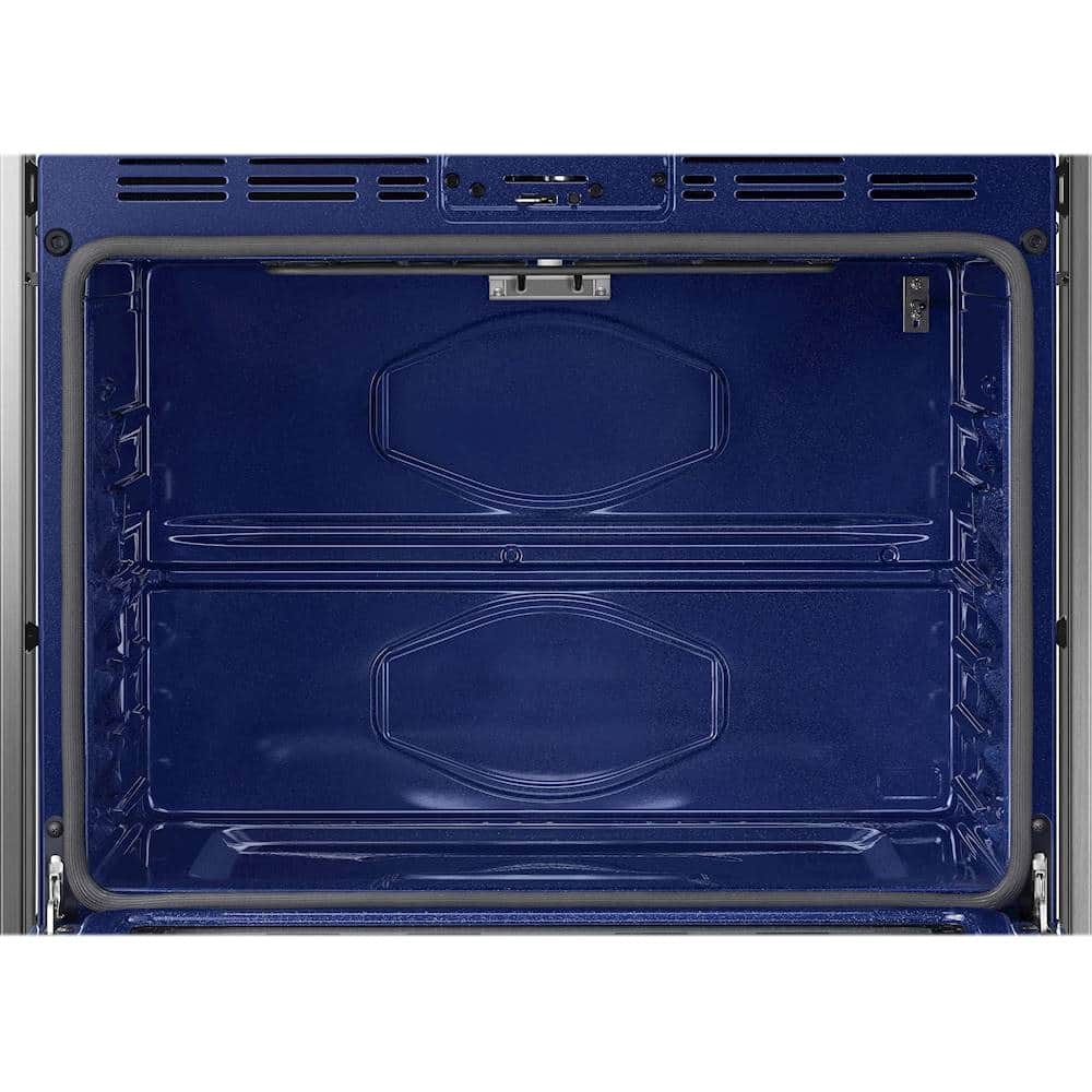 Alt View 19. Samsung - 30" Built-In Single Wall Oven with WiFi - Black Stainless Steel.