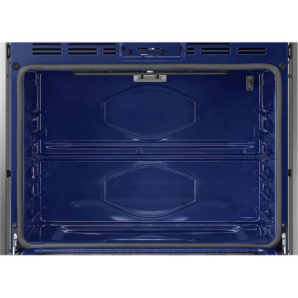 Alt View 19. Samsung - 30" Built-In Single Wall Oven with WiFi - Black Stainless Steel.