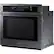 Left. Samsung - 30" Built-In Single Wall Oven with WiFi - Black Stainless Steel.