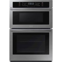Samsung - 30" Microwave Combination Wall Oven with WiFi - Stainless Steel - Front_Zoom