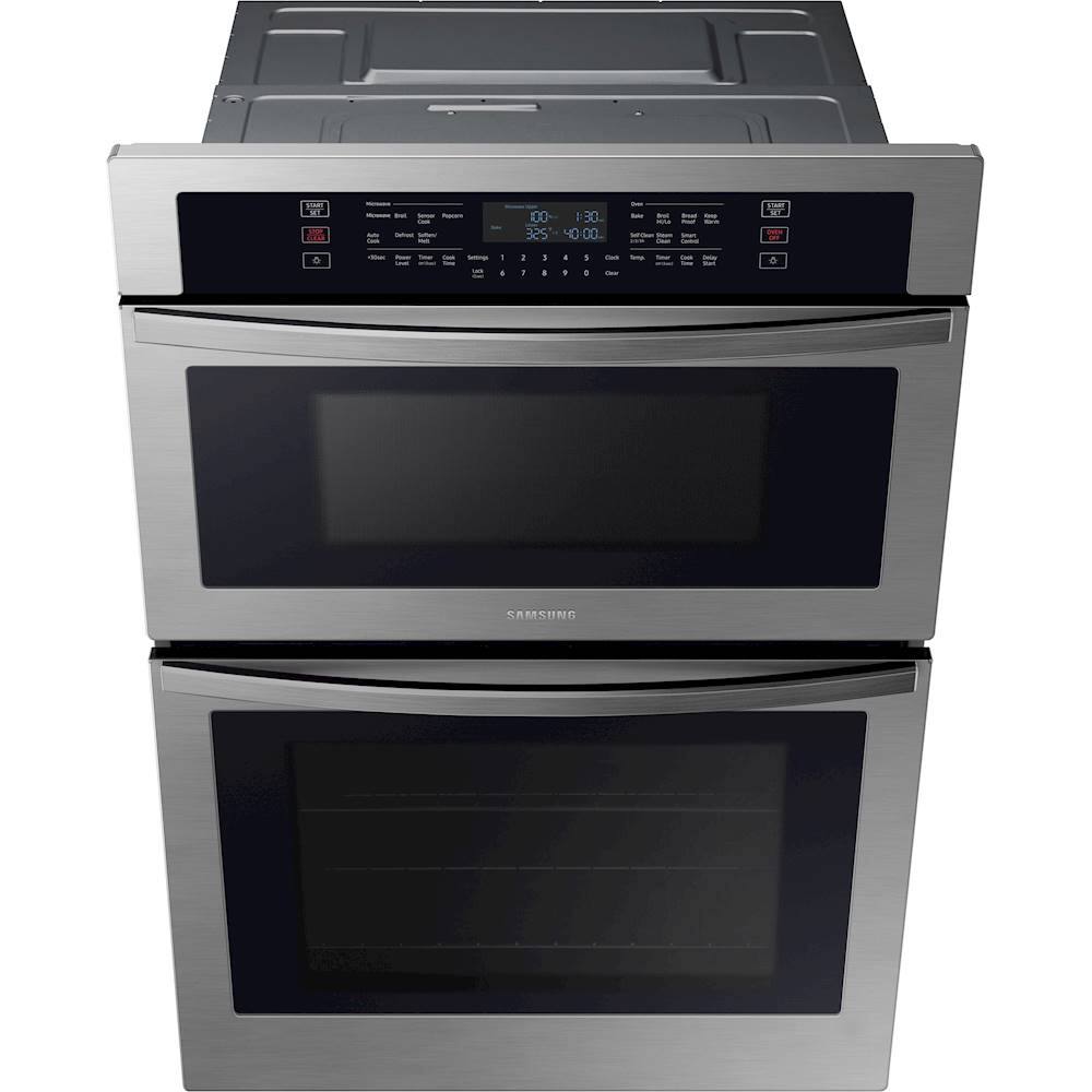 Alt View 17. Samsung - 30" Microwave Combination Wall Oven with WiFi - Stainless Steel.