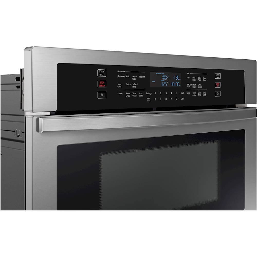 Alt View 20. Samsung - 30" Microwave Combination Wall Oven with WiFi - Stainless Steel.