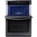 Alt View Zoom 12. Samsung - 30" Microwave Combination Wall Oven with WiFi - Black stainless steel.